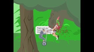 【ゆっくり実況】他人は極力利用するもの　Happy Wheels Part1