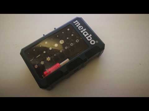 Antgalių rinkinys ''Bitbox 32'', Metabo video