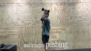 How to do an alternating dumbbell press