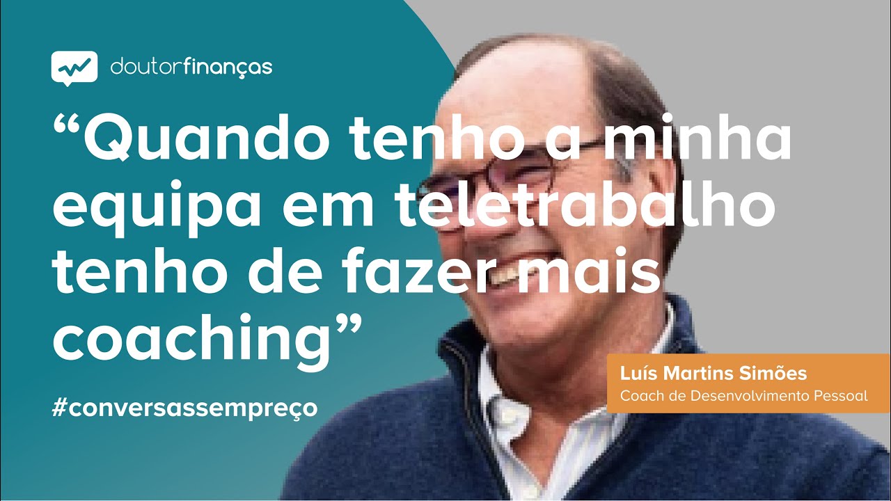 Imagem de um smartphone onde se vê o programa Conversas sem Preço com a entrevista a Luís Martins Simões, CEO da MS Leadership