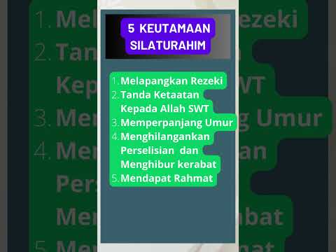 5 Keutamaan Silaturahmi