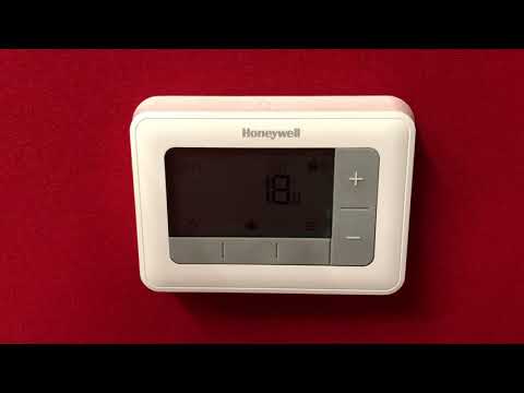 How to Lock and Unlock a Honeywell Home T4 Series Thermostat | MWPHS.co.uk