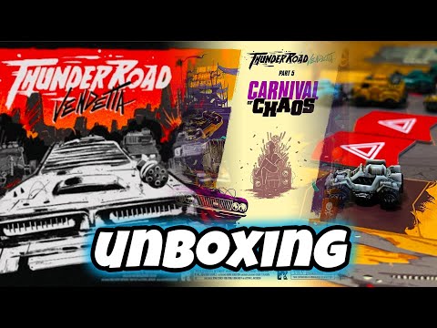 THUDER ROAD VENDETTA: MAXIMUM CHROME + CARNIVAL OF CHAOS | All-In Kickstarter Unboxing