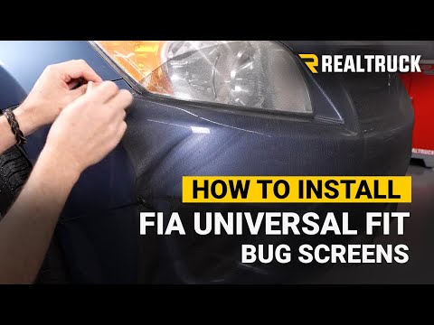 How to Install Fia Universal Fit Bug Screens