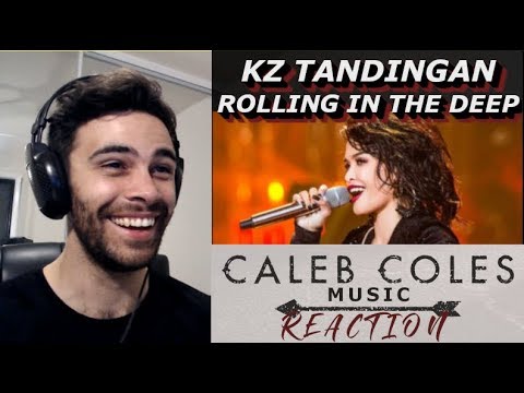 First Time Hearing KZ TANDINGAN - Singer Songwriter Reacts | Rolling In the Deep