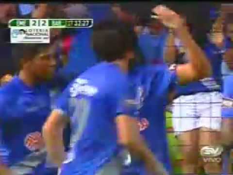 EMELEC 2 vs Barcelona 2 2do Gol Mendoza 08/19/09