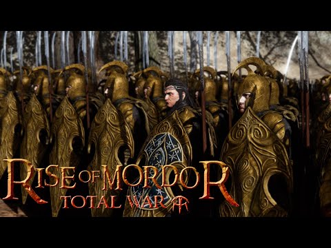 ELVEN DEFENCE OF TARNOST! - Rise of Mordor Total War Multiplayer Siege