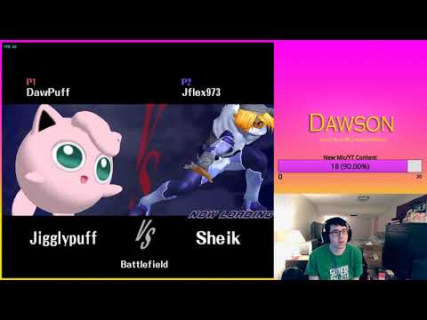 S@X 386 - Dawson (Jigglypuff) vs Jflex (Sheik) - Top 64 LR2