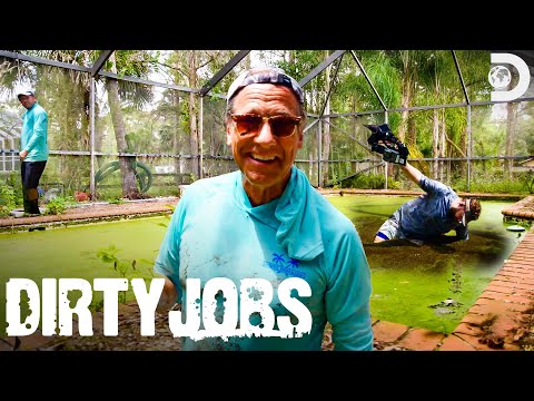 Mike Rowe Scrubs the Filthiest Pool in Florida | Dirty Jobs