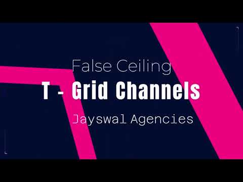 T Grid False Ceiling Sections