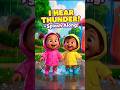 I Hear Thunder (Pitter Patter Rain Song) | Action Nursery Rhyme 🌧️
