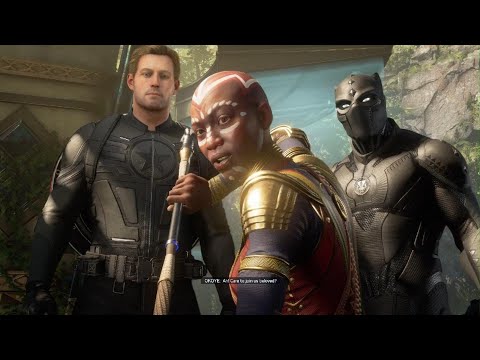 Okoye Destroys AIM Bots Marvel's Avengers
