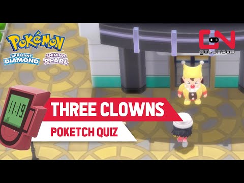 Jubilife City Three Clowns Location & Correct Answers | Pokémon Brilliant Diamond & Shining Pearl