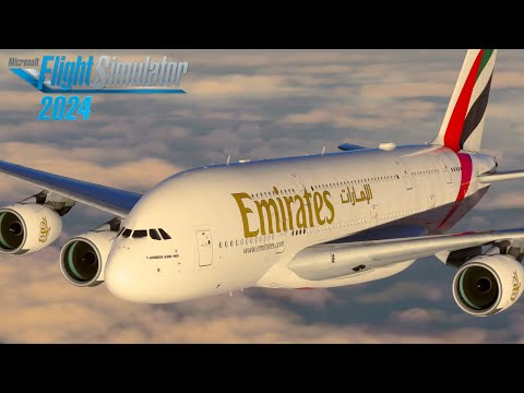 Flight Simulator A380: Dubai - Bali | Emirates Full Flight | MSFS2024