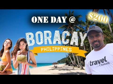 One day at boracay island @ Philippines # Travel With  Chamath