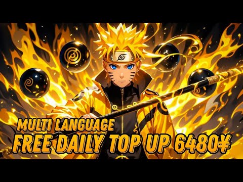 Konoha Legend English - Free Daily Top Up 6480¥ + UR & SSR Ninja & Discount 99% / X7 Game