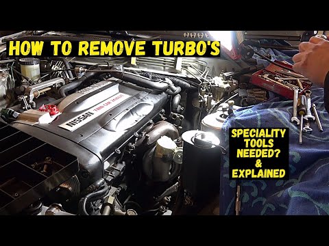 Nissan Skyline GTR twin turbo removal rb26dett engine in car What you need to know