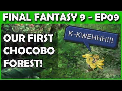 Let's Play Final Fantasy 9 PS4 LIVE - First Chocobo Forest & More Blue Magic! - Part 9