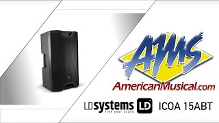 Video thumbnail for LD Systems ICOA 15ABT - 15" Powered Coaxial Loudspeaker with Bluetooth - Outstanding Bass and Sound by American Musical Supply