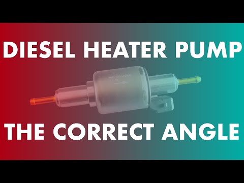 Chinese Diesel Heater Fuel Pump Angle - The Best Angle For Your Pumps