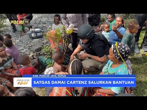 SATGAS OPS DAMAI CARTENZ GELAR BAKTI SOSIAL HUMANIS DI PUNCAK JAYA