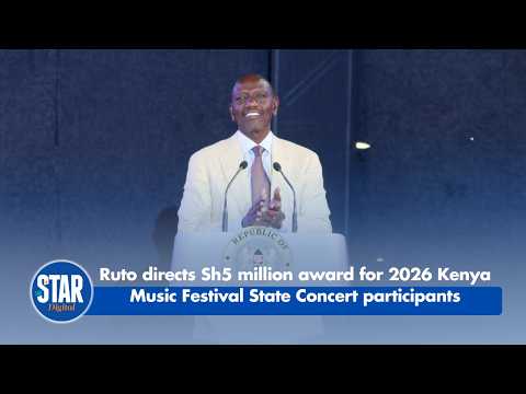 Ruto directs Sh5 million award for 2026 Kenya Music Festival State Concert participants