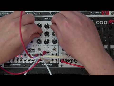 Joranalogue Audio Design DELAY 1 (pre-production) / zero-input feedback delaying / because why not