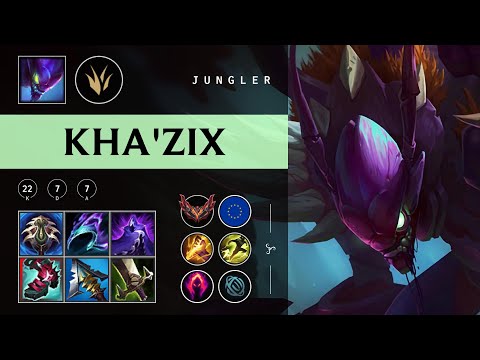 Kha'Zix Jungle vs Zed - EUW Grandmaster Patch 25.22