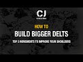 HOW TO Build a Bigger Delts | TOP 3 Movements