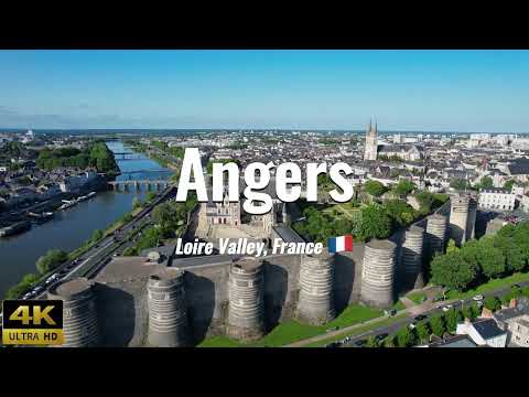 Angers - France (4K drone footage)