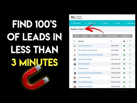 , title : 'How To Find 100's Of Leads For Your Agency Using D7LeadFinder | SMMA'