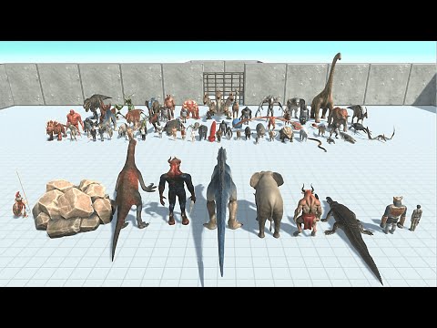 ALL MINI BOSS VS 2X EVERY FACTION - Animal Revolt Battle Simulator
