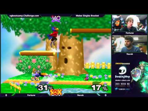 S@X - SSBM Winners Bracket - Nurok (Falco) vs. Fortune (Fox)