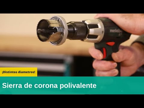 Juego de 3 piezas de supersierras de corona de wolfcraft. ¡Varias medidas en una sola corona!