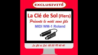 Video thumbnail for MIDI HF WM 1 & 1WM 1D Roland midi sans fil mode d'emploi et échange avec futur acquéreur du FR4xb by Leilo Leilo