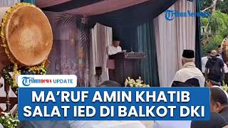 Momen Pramono Anung-Rano Karno Salat Ied di Balai Kota Jakarta hingga Ma'ruf Amin Jadi Khatib