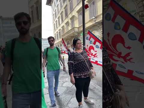 Calacio Storico Fiorentino Parade in Florence Italy
