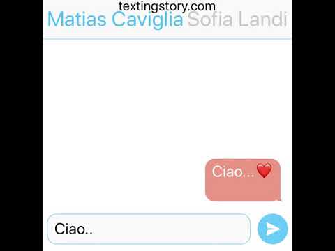 Messaggio cn matias caviglia❤️😛