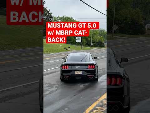 2023 Ford Mustang GT 5.0 w/ MBRP CAT-BACK!