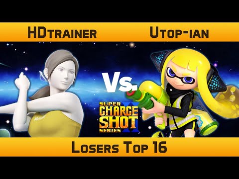 Super Charge Shot Series II - Top 16 Losers - HDtrainer (Wii Fit Trainer) VS Utop-ian (Inkling)