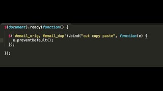 Prevent copy paste in an input field (jQuery)