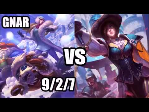 Gameplay Gnar vs Fiora Ranqueada SoloDuo 2018