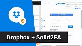 Dropbox + Solid2FA — Secure 2-Step Login for your Dropbox Account