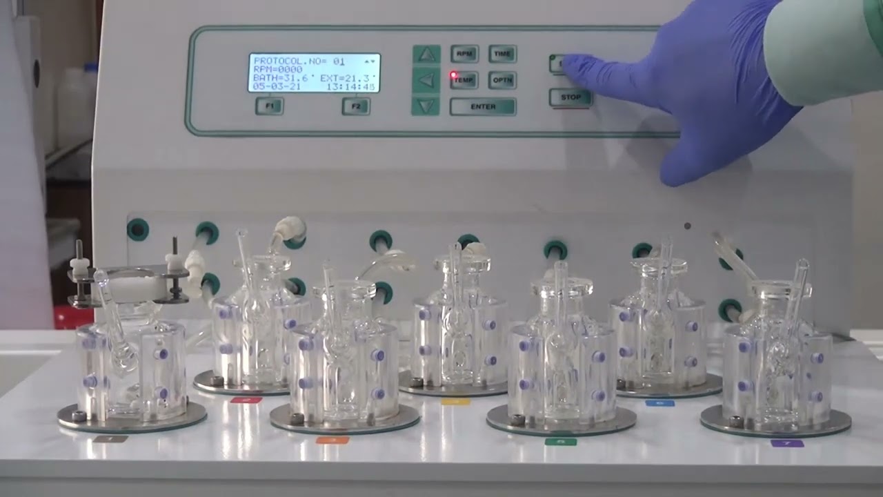 Operational video Diffusion cell apparatus EDC-07