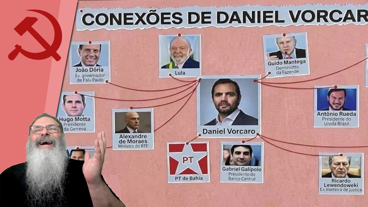PETISTAS estão CHATEADOS: GLOBO faz POWERPOINT ligando VORCARO a LULA e CONTRADIZENDO "BOLSOMASTER"