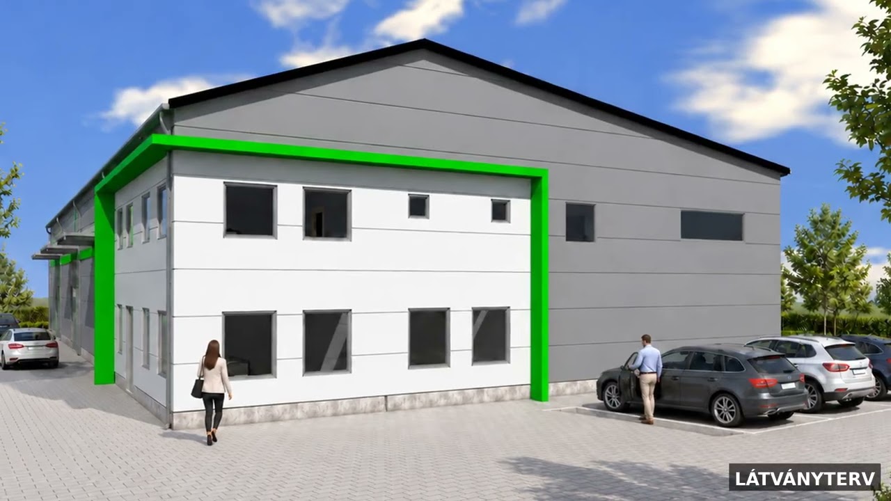 Kiadó új építésű csarnok, Martonvásár 900 m² 2.29 M Ft/hó + Áfa