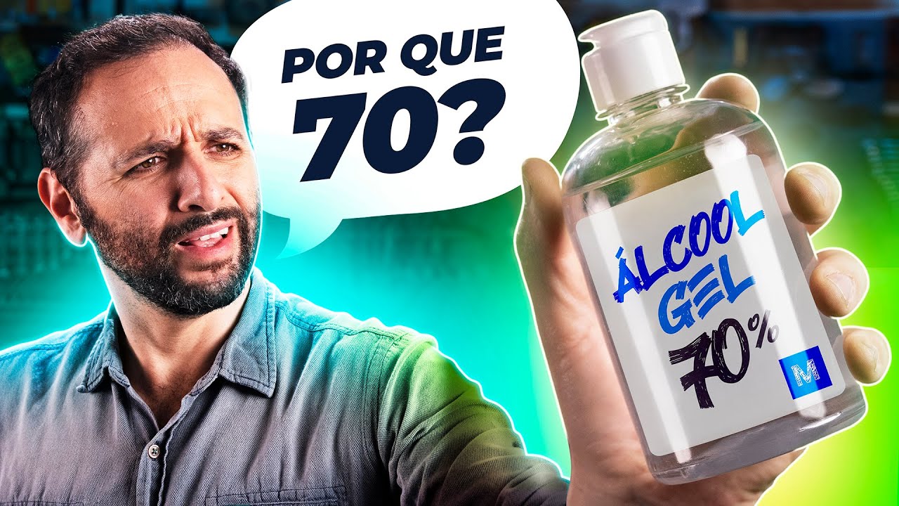ÁLCOOL 70? Por que não usar o ÁLCOOL PURO??