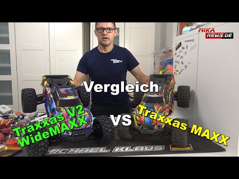 Vergleich - Traxxas WideMAXX V2 VS Traxxas MAX
