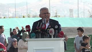 baskan buyukkilic bmx parkuru ve bisiklet egitim alaninin acilisini yapti