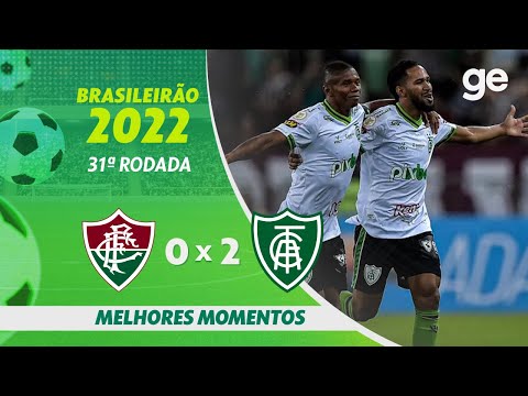 Gols e lances de Fluminense x América-MG
